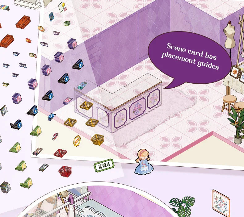 [Atelier] XL Series Isometric Scene Stickers