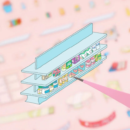 [Colourful Supermarket] Midi Series Scene Stickers