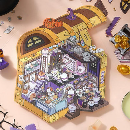 [Treasure Chest] Isometric Miniature Scene Stickers - Cozy Sticker Room