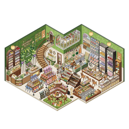 [Floral Studio] XL Series Isometric Scene Stickers