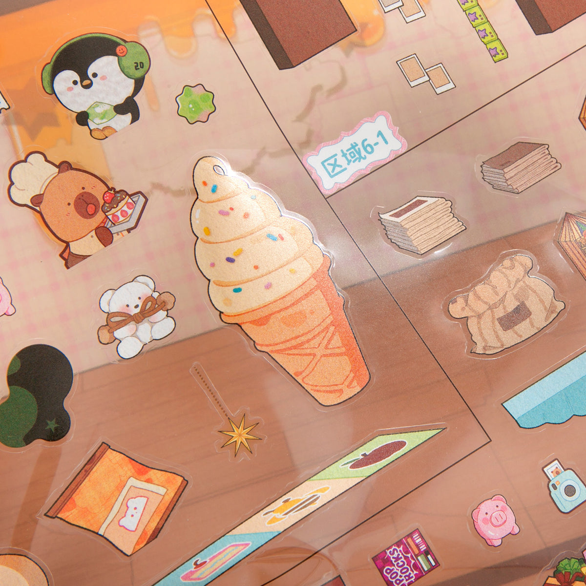 [Candy House] XXL Front View Scene Sticker