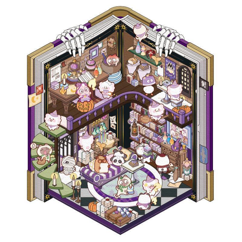 [Treasure Book Pavilion] Isometric Miniature Scene Stickers - Cozy Sticker Room