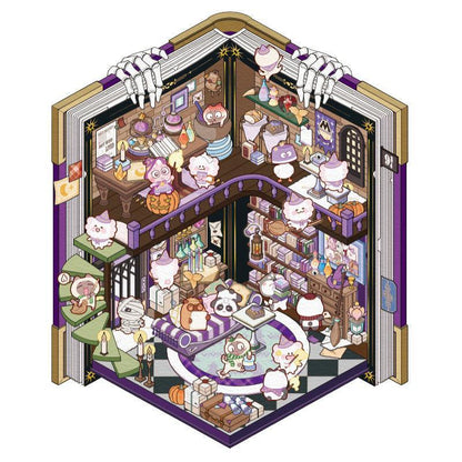 [Treasure Book Pavilion] Isometric Miniature Scene Stickers - Cozy Sticker Room