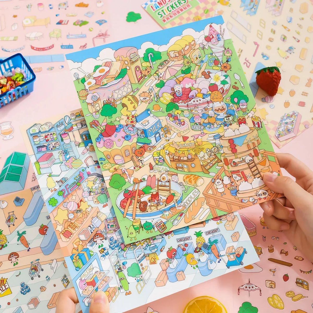 [Gourmet Island] Midi Series Scene Stickers