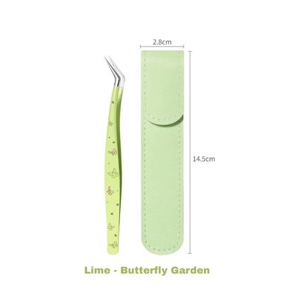 Long-Tip Angled Precision Craft Tweezers