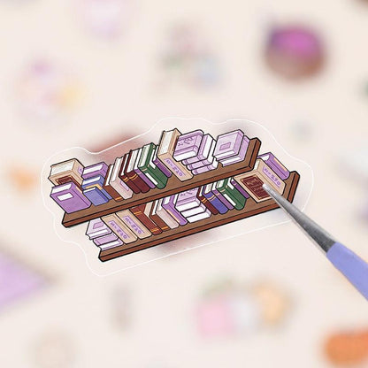 [Treasure Book Pavilion] Isometric Miniature Scene Stickers - Cozy Sticker Room