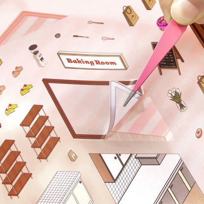 [Cake Boutique] XL Series Isometric Scene Stickers