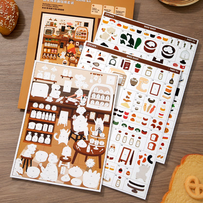 [Bake Shop] Sticker By Number Scene Kit