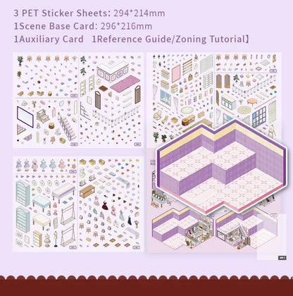 [Atelier] XL Series Isometric Scene Stickers