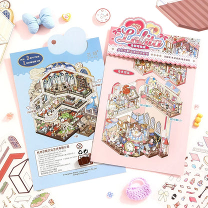 [Art Museum] XL Folding Multi-Layer Scene Stickers