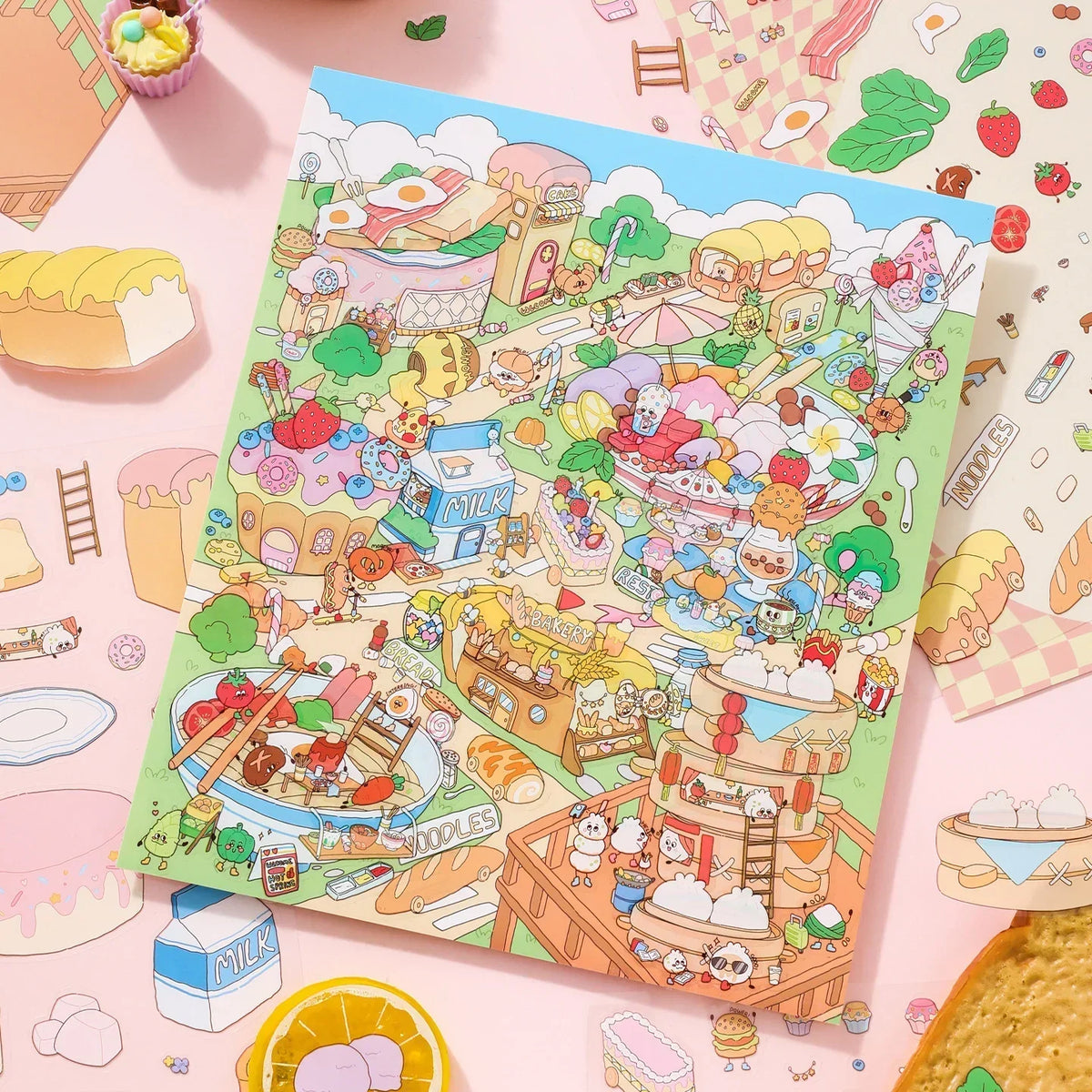 [Gourmet Island] Midi Series Scene Stickers