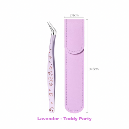 Long-Tip Angled Precision Craft Tweezers