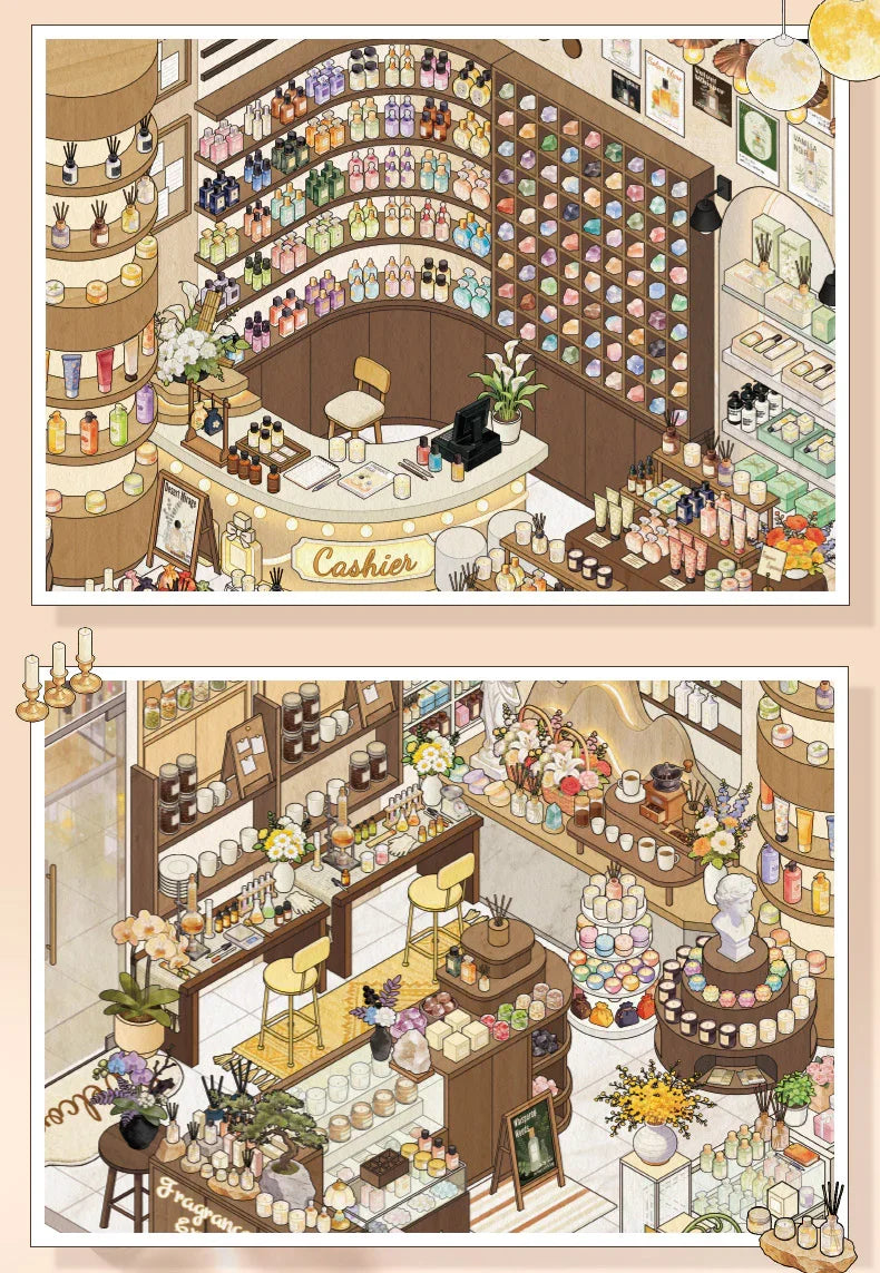 [Perfume Shop] XL Series Isometric Scene Stickers