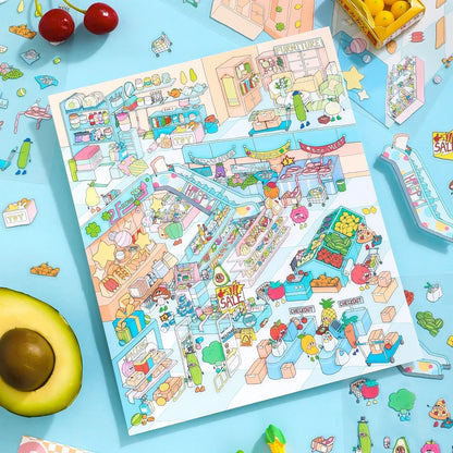 [Colourful Supermarket] Midi Series Scene Stickers
