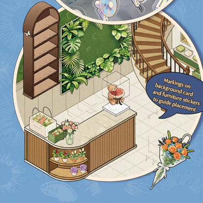 [Fish Market] XL Series Isometric Scene Stickers