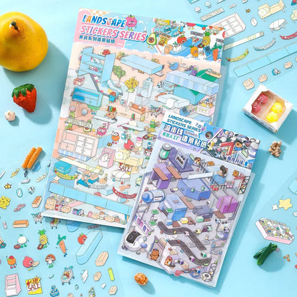 [Colourful Supermarket] Midi Series Scene Stickers