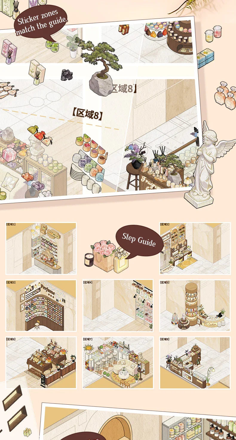 [Perfume Shop] XL Series Isometric Scene Stickers