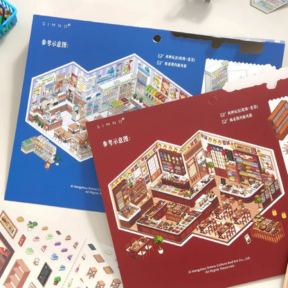 [Convenience Store] XL Series Isometric Scene Stickers