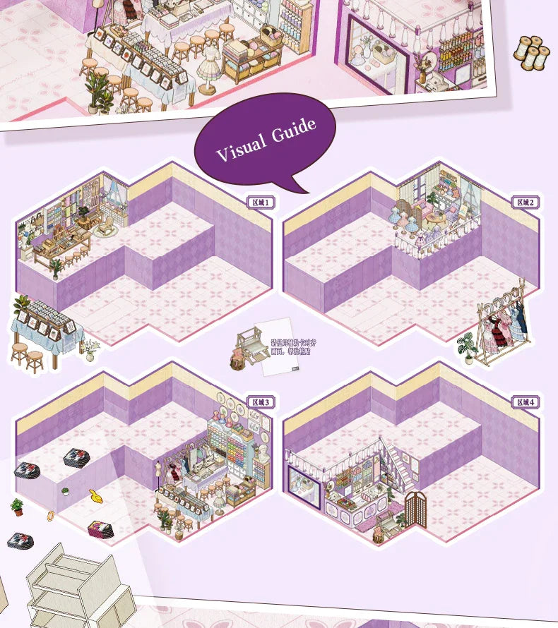 [Atelier] XL Series Isometric Scene Stickers