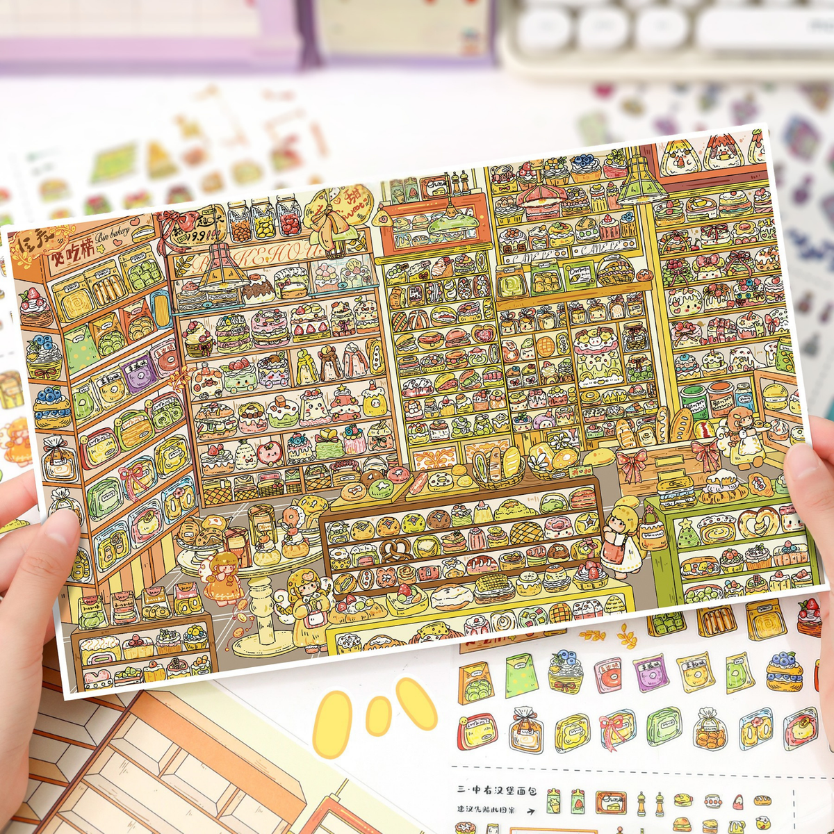 [Little Bakery] XL Series Isometric Scene Stickers