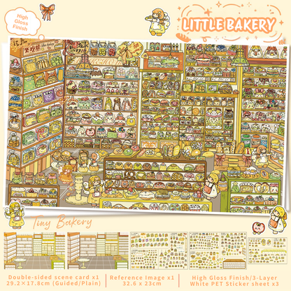 [Little Bakery] XL Series Isometric Scene Stickers
