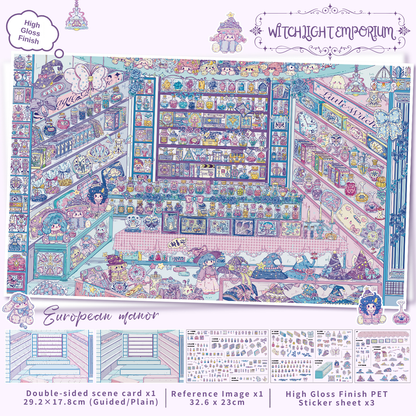 [Witchlight Emporium] XL Series Isometric Scene Stickers