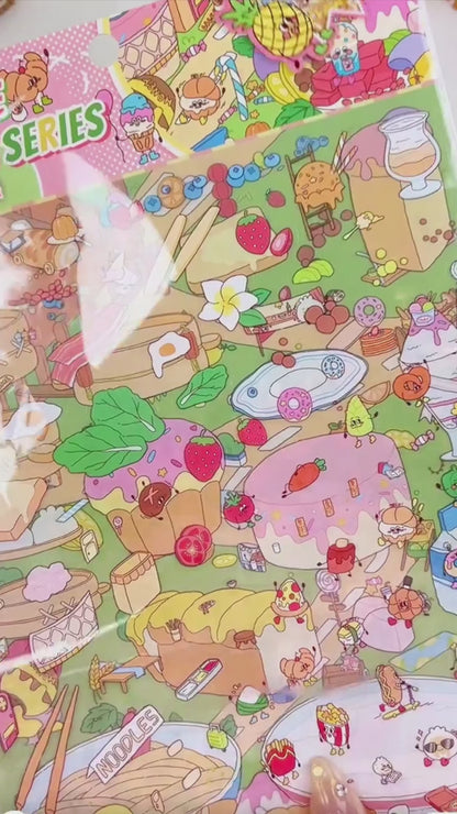 [Gourmet Island] Midi Series Scene Stickers