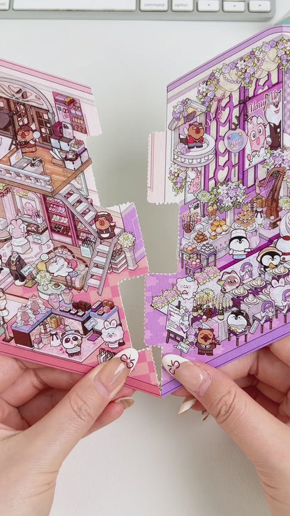 [Romantic Wedding] Interactive 2-in-1 Isometric Scene Stickers